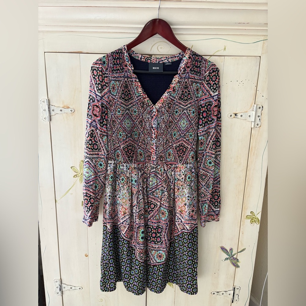 Maeve Colorful Textured Dress